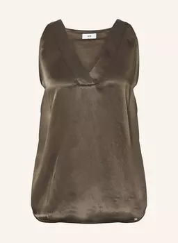 Атласный топ цитаб Cinque, зеленый