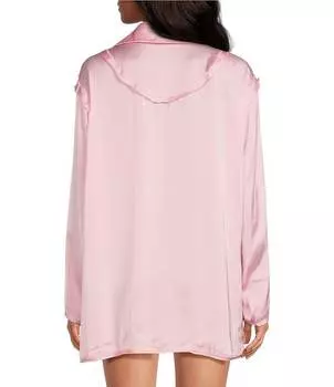 Атласный топ для сна Like Honey координации Free People, розовый