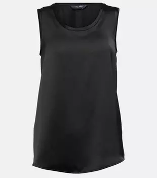 Атласный топ Ester 'S MAX MARA, черный