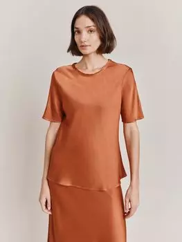 Атласный топ Ivy Ghost, оберн