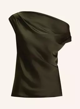 Атласный топ LAUREN RALPH LAUREN, хаки