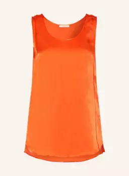 Атласный топ Lilienfels, оранжевый