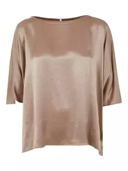 Атласный топ Liviana Conti, коричневый