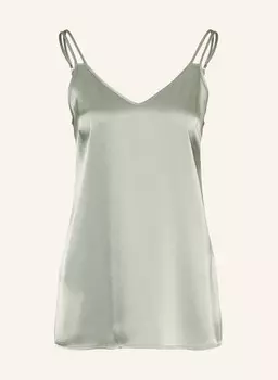 Атласный топ Marc Cain, зеленый