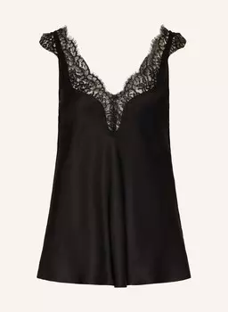 Атласный топ непристойность Samse Samse, черный