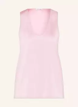 Атласный топ Patrizia Pepe, розовый