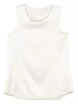 Атласный топ Peserico, нейтральный