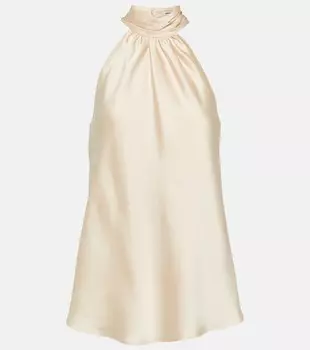 Атласный топ Thea SIMKHAI, розовый