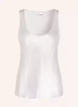 Атласный топ Vince, серый