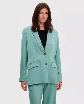 Атласный женский пиджак Selected Femme