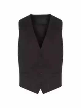 Атласный жилет Dolce&Gabbana, черный