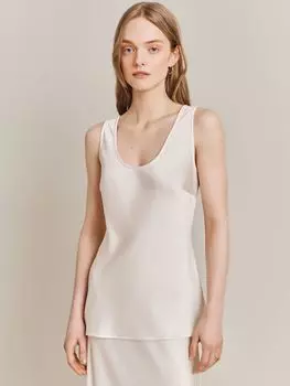 Атласный жилет Margot Ghost, слоновая кость