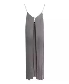 Атласный жилет с застежкой спереди The Nina Studio, серый