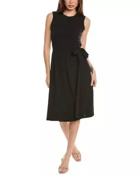 ATM Anthony Thomas Melillo Высокая торсионная юбка-бандаж Платье миди, черный