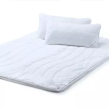 Атмосфера 4 года. Одеяло 1x 230x220 + 2x 40x80 PES микрофибра 1200/1550г + 2x650г волнистая стежка aqua-textil