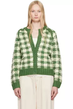 Атомик кардиган Ymc, зеленый