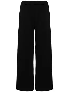 Attachment плиссированные брюки свободного кроя, черный