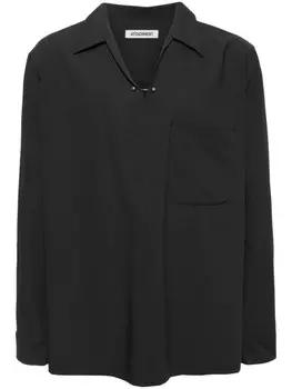 Attachment рубашка с V-образным вырезом, серый