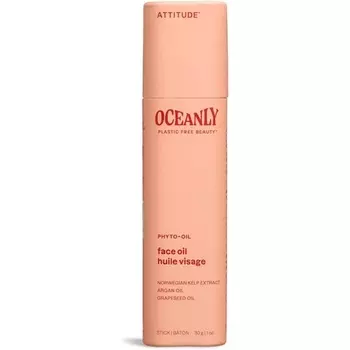 ATTITUDE Oceanly Face Oil Stick Сертифицировано EWG Растительные и минеральные ингредиенты Веганские продукты для ухода за кожей ФИТО МАСЛО Без запаха 30 грамм
