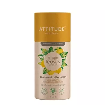 ATTITUDE Super Leaves Натуральный дезодорант с листьями лимона 85 г