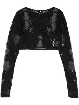 Atu Body Couture кружевной топ из коллаборации с Rue Ra, черный