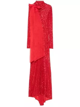 Atu Body Couture вечернее платье с пайетками, красный