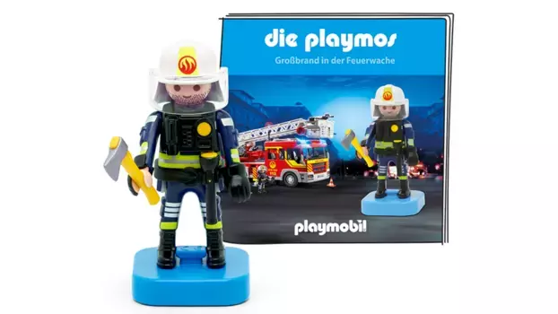 Аудиофигурка для toniebox: the playmos: крупный пожар на пожарной станции Tonies