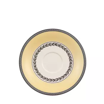 Audun блюдце для мокко/эспрессо 14 см Villeroy & Boch, белый/желтый/черный