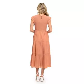 August Sky Женское многоярусное платье со сборками August Sky