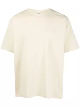 Auralee футболка с круглым вырезом, нейтральный цвет