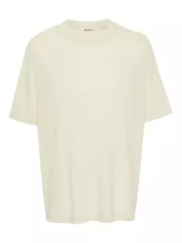 Auralee футболка шерстяная с коротким рукавом, зеленый