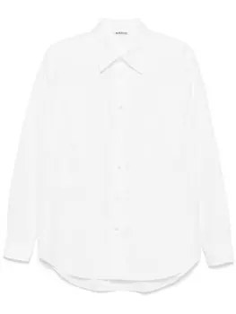 Auralee хлопковая рубашка, белый