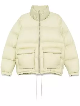 Auralee легкий пуховик, зеленый