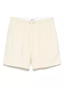 Auralee шорты из смесовой шерсти, желтый