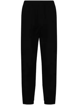 Auralee зауженные шерстяные брюки, черный