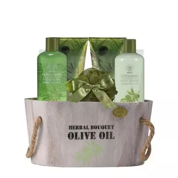 Aurora, Набор косметики для женщин 5 товаров - Оливковый