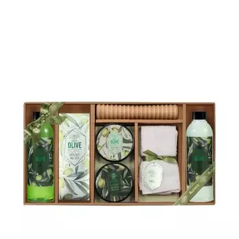 Aurora, Набор косметики для женщин с массажером 7 товаров, Олива