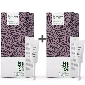 Australian Bodycare, Фемигель - гель успокаивающий зуд, неприятный запах и сухость влагалища, 2х15х7мл