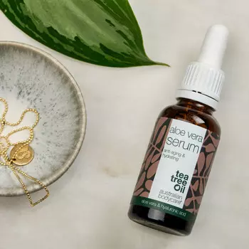 Australian Bodycare, Сыворотка Алоэ с комплексом витаминов С, Е, F - Anti-Age и увлажнение с гиалуроновой кислотой, 30мл