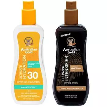Australian Gold Spray Gel SPF30 + Масло-усилитель