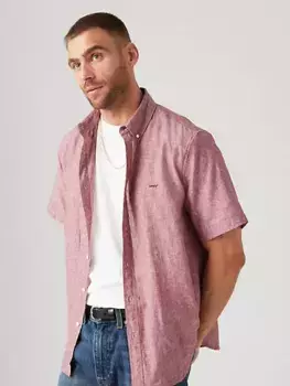 Аутентичная рубашка на пуговицах с короткими рукавами Levi's, красный