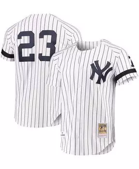 Аутентичное джерси Don Mattingly New York Yankees Cooperstown Collection - белое Mitchell & Ness, белый