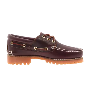 Аутентичные классические ботинки-лодочки с 3 люверсами Timberland, красный