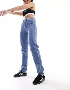 Аутентичные прямые джинсы Calvin Klein светлого оттенка