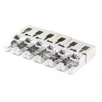 Аутентичный комплект седла Floyd Rose серии 1000 — хром 1000 Series Saddles