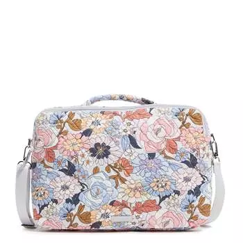Аутлет Хлопок Ноутбук Рабочая станция сумка через плечо Vera Bradley, цвет aloha blooms