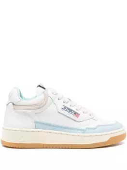 Кроссовки Autry Open Mid, белый/голубой