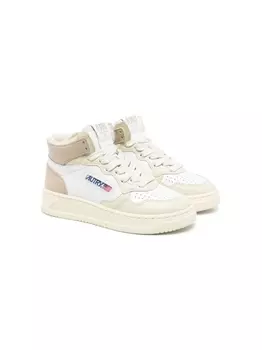 Autry кроссовки со вставками, нейтральный цвет