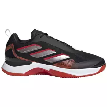 AVACOURT CLAY женские теннисные туфли Adidas, черный/красный