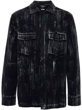 Avant Toi фетровая рубашка, синий
